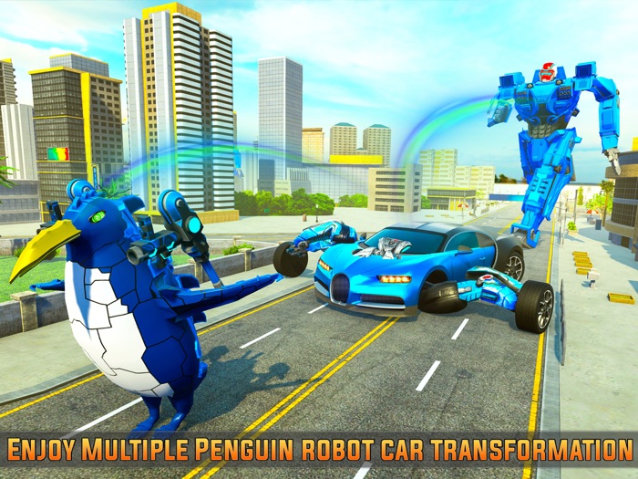 Penguin Robot Car - War Robot