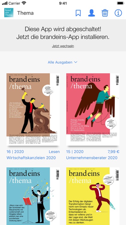 brand eins Thema