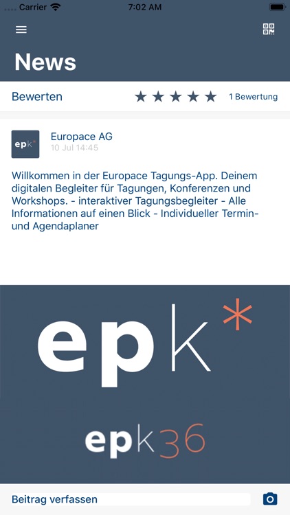 Europace Tagungs-App
