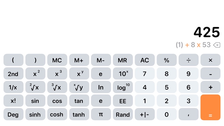 Calculator Air - Math Calc screenshot-4