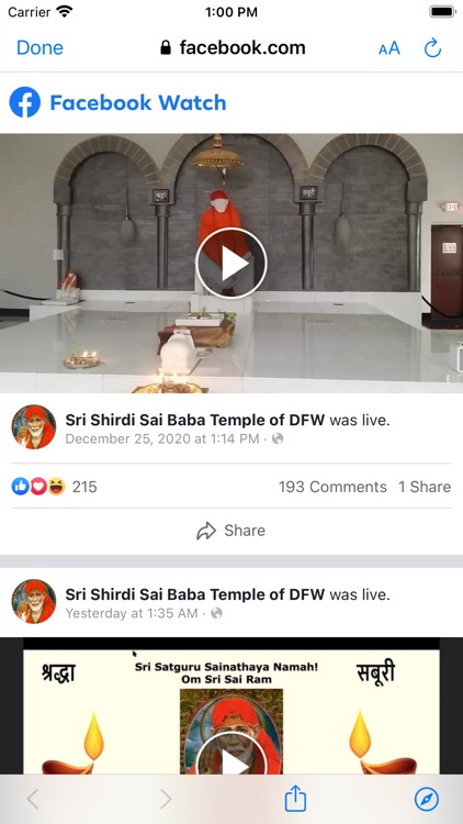Sri Shirdi Sai Baba DFW screenshot-4