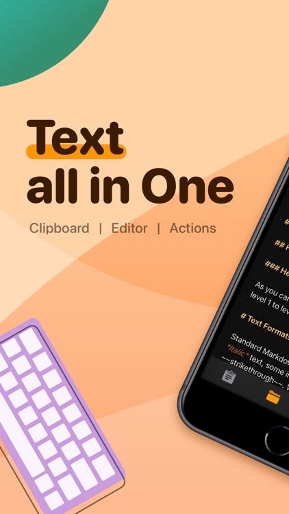 Taio - Markdown & Text Actions