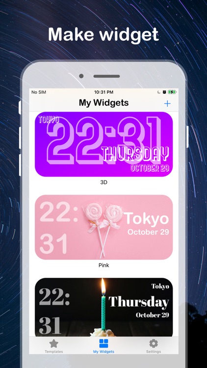 Digital Clock Color Widgets screenshot-3