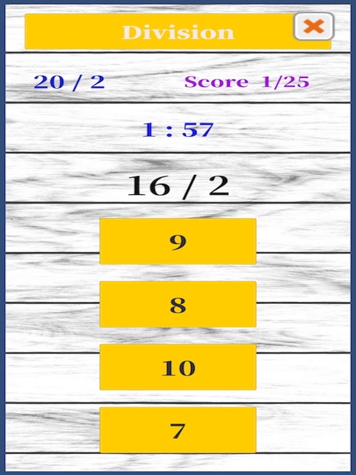 Math game for brain