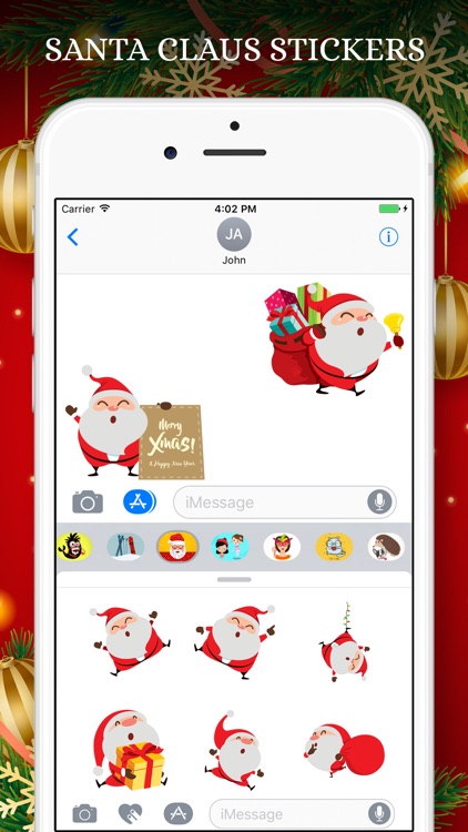 Santa Claus Stickers Pack!