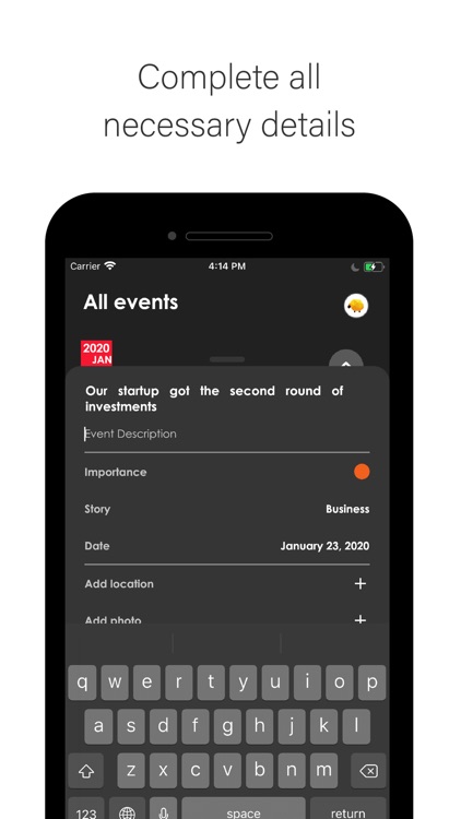Lifely: timeline maker diary screenshot-3