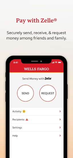 Wells Fargo Mobile app screenshot
