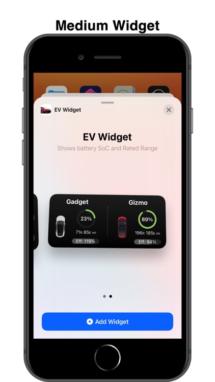 EV Widget: for Model S/X/3/Y