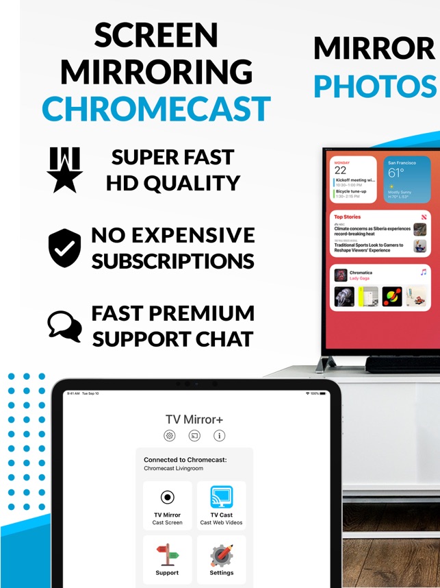 TV Mirror+ for Chromecast