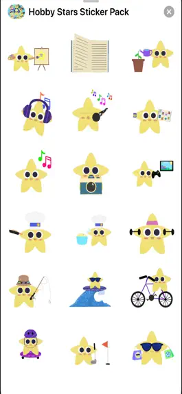 Game screenshot Hobby Stars Sticker Pack apk