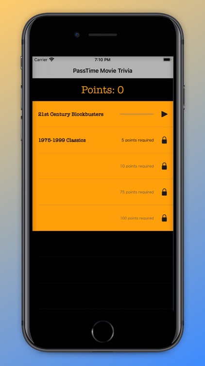 PassTime Movie Trivia