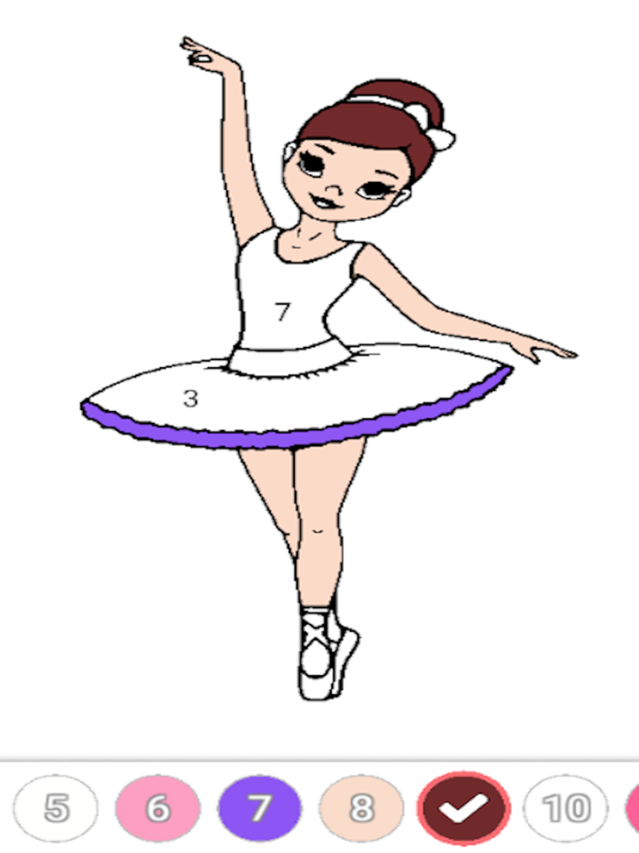 Girls Color by Number