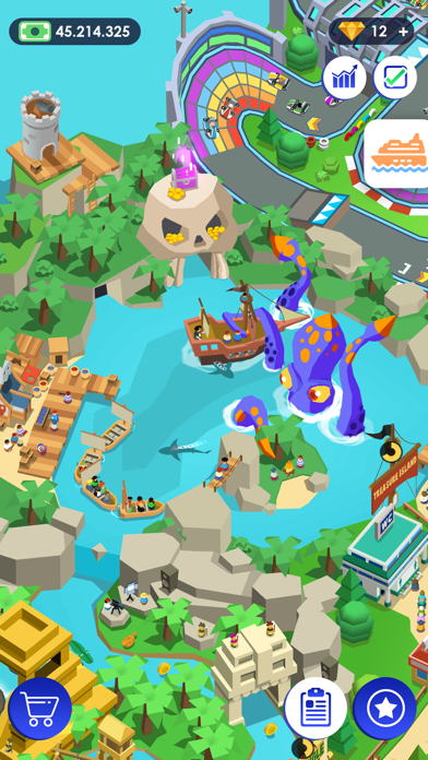 《Idle Theme Park》 - テ... screenshot1