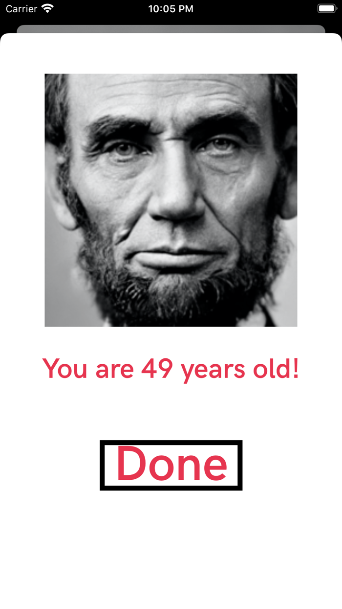 Awesome Age Detector