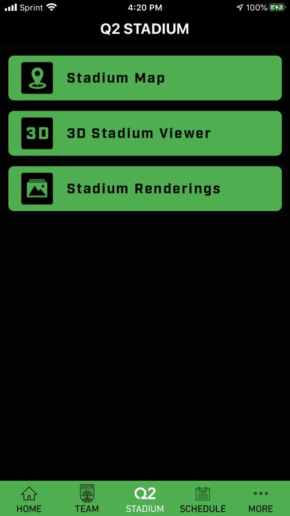 Austin FC & Q2 Stadium App