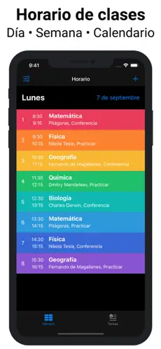 Capture 2 Horario - Smart Timetable iphone