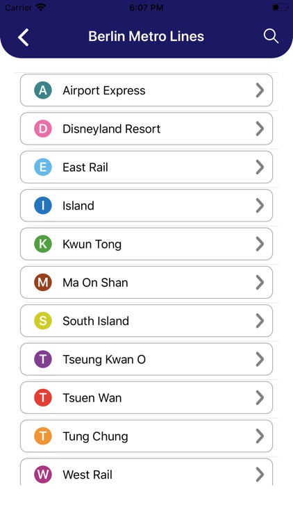 MTR Hong Kong Metro Route Map screenshot-3