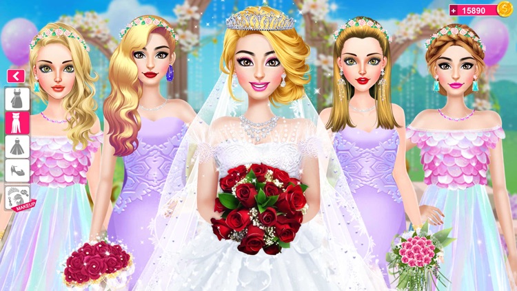 Bride Wedding Fashion Dressup screenshot-2