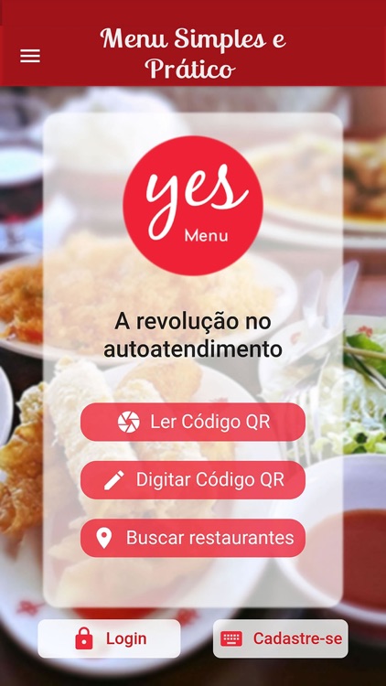 Yes Menu Autoatendimento