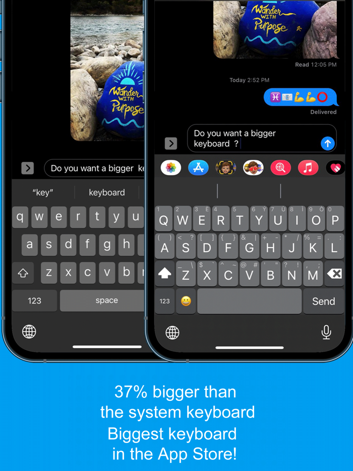 Highlighted Large Keyboard