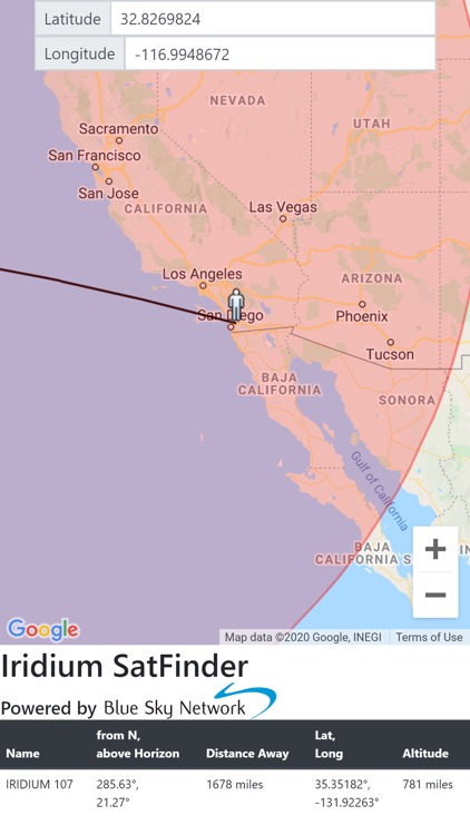 Iridium SatFinder