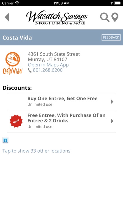 Wasatch Savings: 241 Dining screenshot-3
