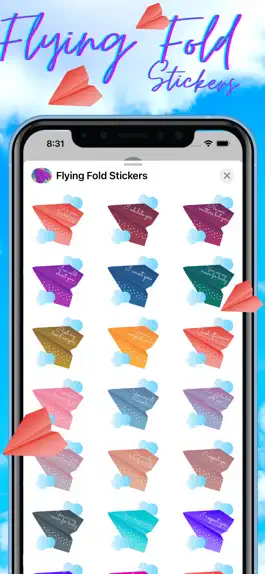 Game screenshot Flying Fold Stickers hack