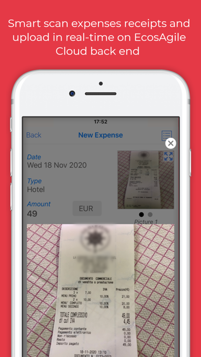 How to cancel & delete eExpense expense receipt scan from iphone & ipad 4