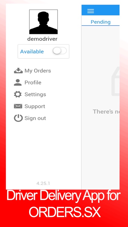 Driver Delivery Orders.sx App