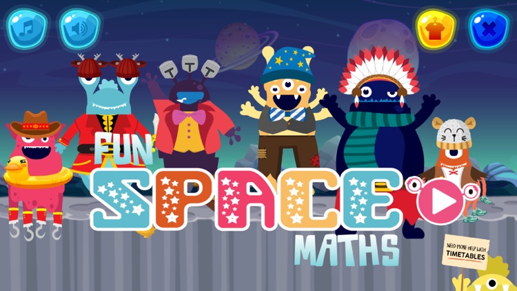 Fun Space Math Multiplication