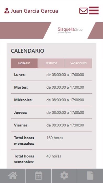 Control Horario Sisquella screenshot 3