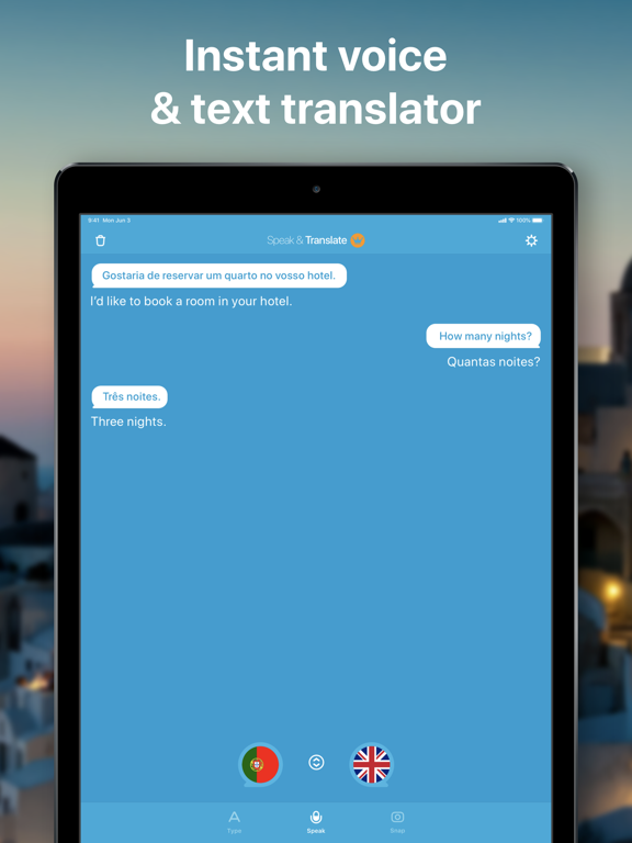 speak & translate translator