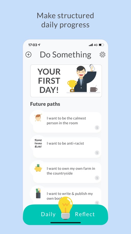 Do Something Every Single Day