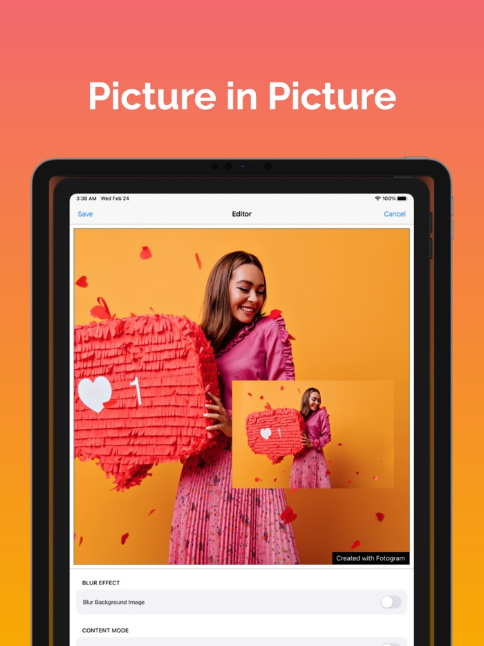 Edit pictures - Fotogram