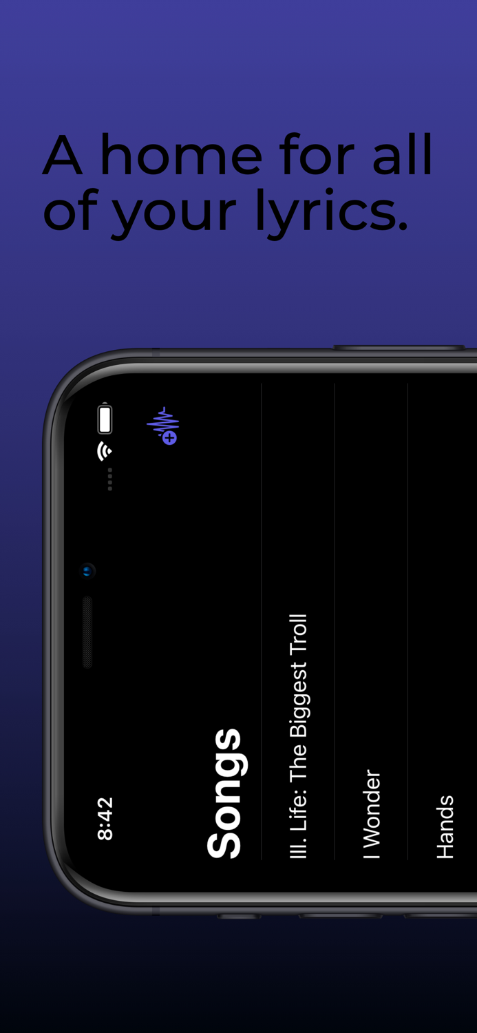 The Lyrics App