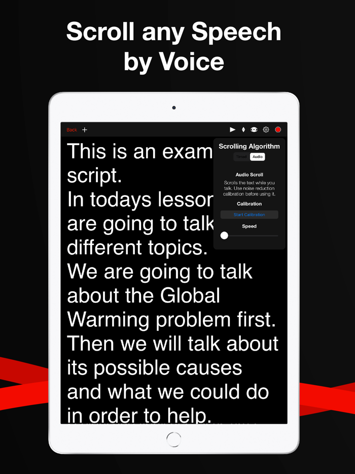 AI Teleprompter Voice  Remote