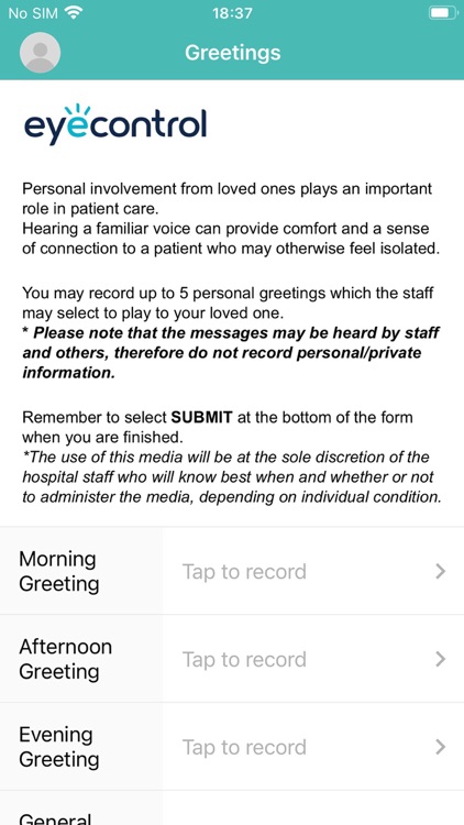 EyeControl Family Portal