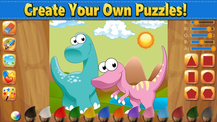 Dino Puzzle Kid Dinosaur Games by Tiltan Games (2013) LTD