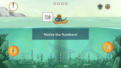 How to cancel & delete Pearl Diver: Number Line Math Game from iphone & ipad 2