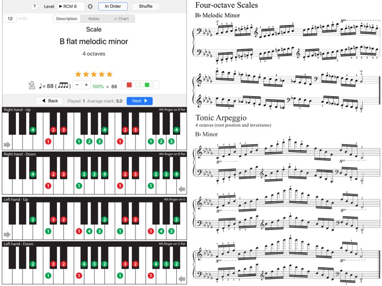 Piano Scales Star