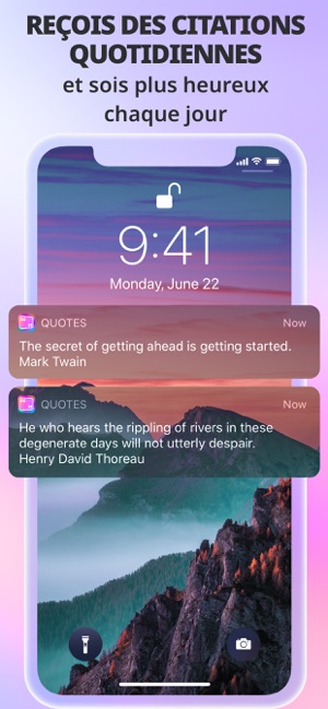 Widget Citations De Motivation Dans L App Store