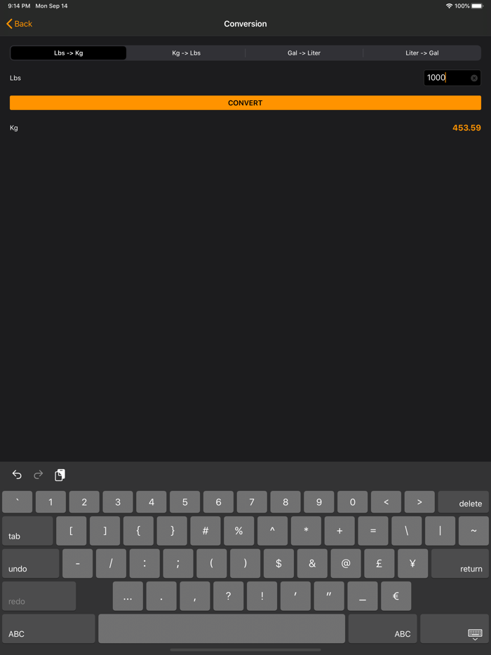 Airro Aviation Fuel Calculator
