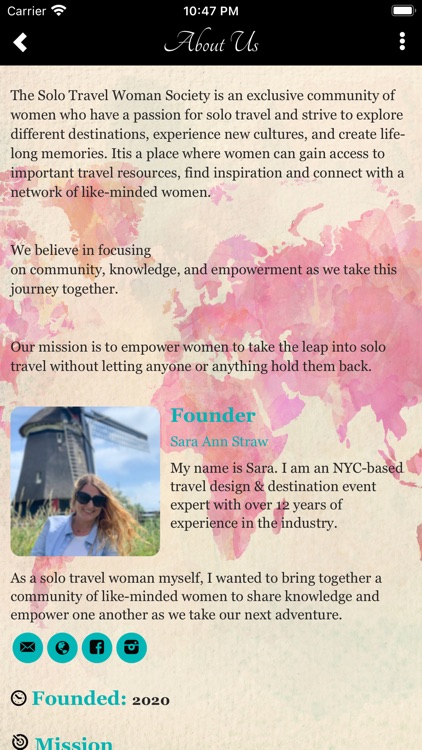 Solo Travel Woman Society