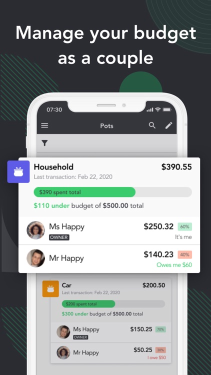 Monshare: Splitting bills app