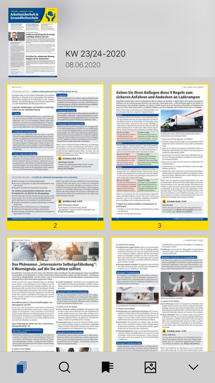 Arbeitssicherheit aktuell