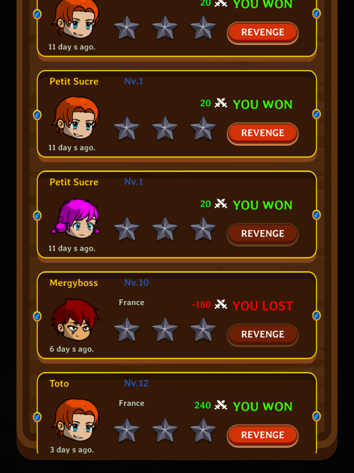 Mergy Merge RPG game heroes