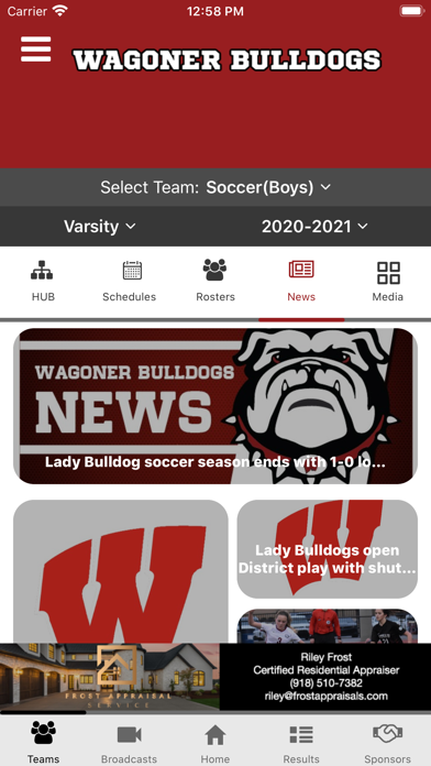 Wagoner Bulldogs Athletics screenshot 4