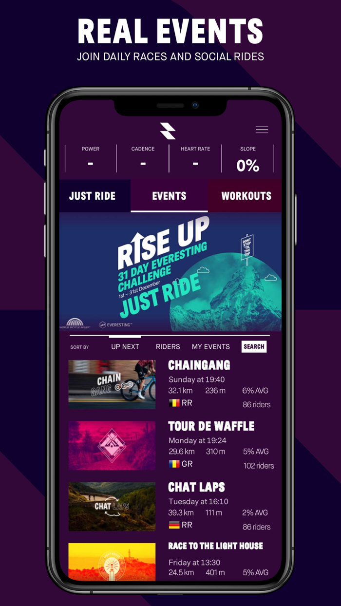 RGT Cycling Mobile App