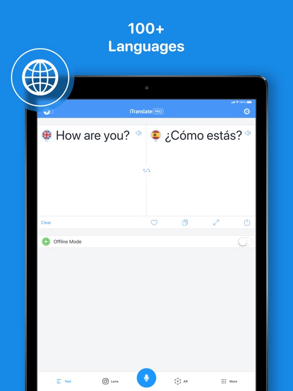 iTranslate - free Translator & Dictionary App - Translate voice and text to English, Spanish & 90+ languages screenshot
