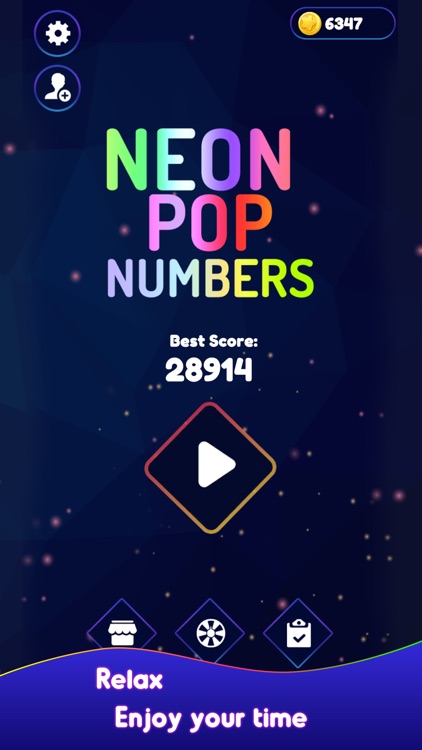 Neon Pop Numbers